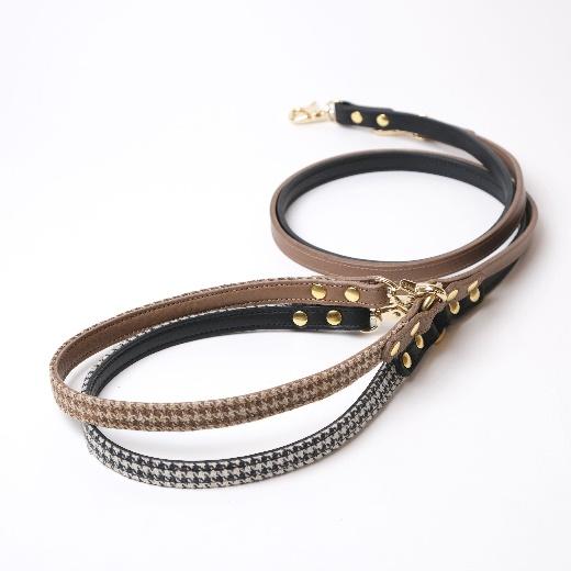 ⑤ くすのき犬具｜千鳥格子カフェリード